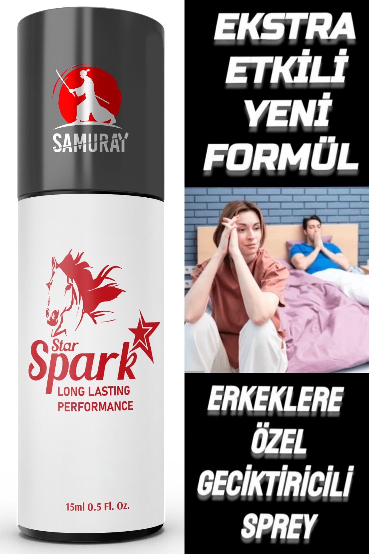 SAMURAY America'dan İthal Erkeklere Özel Ekstra Etkili Geciktiricili Spey Özel Set - Görsel 3