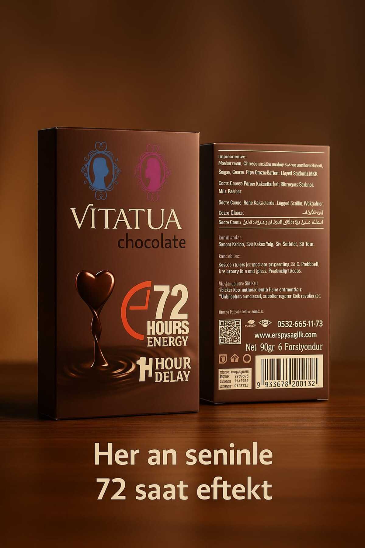 VİTA TUA Vitatua Çikolata 6 Adet * Damla Hediyemiz