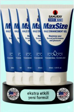 SAMURAY America'dan İthal Penis Büyütücülü Geciktiricili 5'li Ekonomik Krem Seti