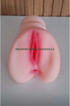 Greenport Suni Vajina Anal 2 Girişli 500 gram 15 Cm Uzunluğunda Dolgun Vajina Dudaklı Mastürbatör