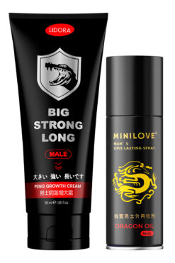 Big Strong Long 50ml Krem ve 15ml Sprey Seti