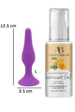 AuroraBoreale L Beden Anal Oyuncak ve 100 Ml Mangolu Kayganlaştırıcı Jel