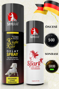 SAMURAY America'dan İthal Güçlü Formül Ekstra Etkili Geciktiricili Spey Özel Set