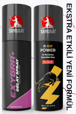 SAMURAY Avrupa'dan İthal Alman Panzeri Erkeklere Özel Ekstra Etkili Geciktiricili Özel Spey Seti