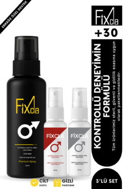 FixCla +30 Süre Destek Seti 3’lü Sprey 60 ml + 30 ml + 30 ml | Uzun Deneyim | Kontrollü Deneyim