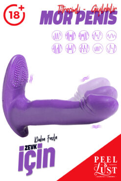 peel & lust - cosmetic & lingerie - Titreşimli Vibratör Anal Alıştırıcı Vajinal Kullanıma Uygun Yüksek Titreşim