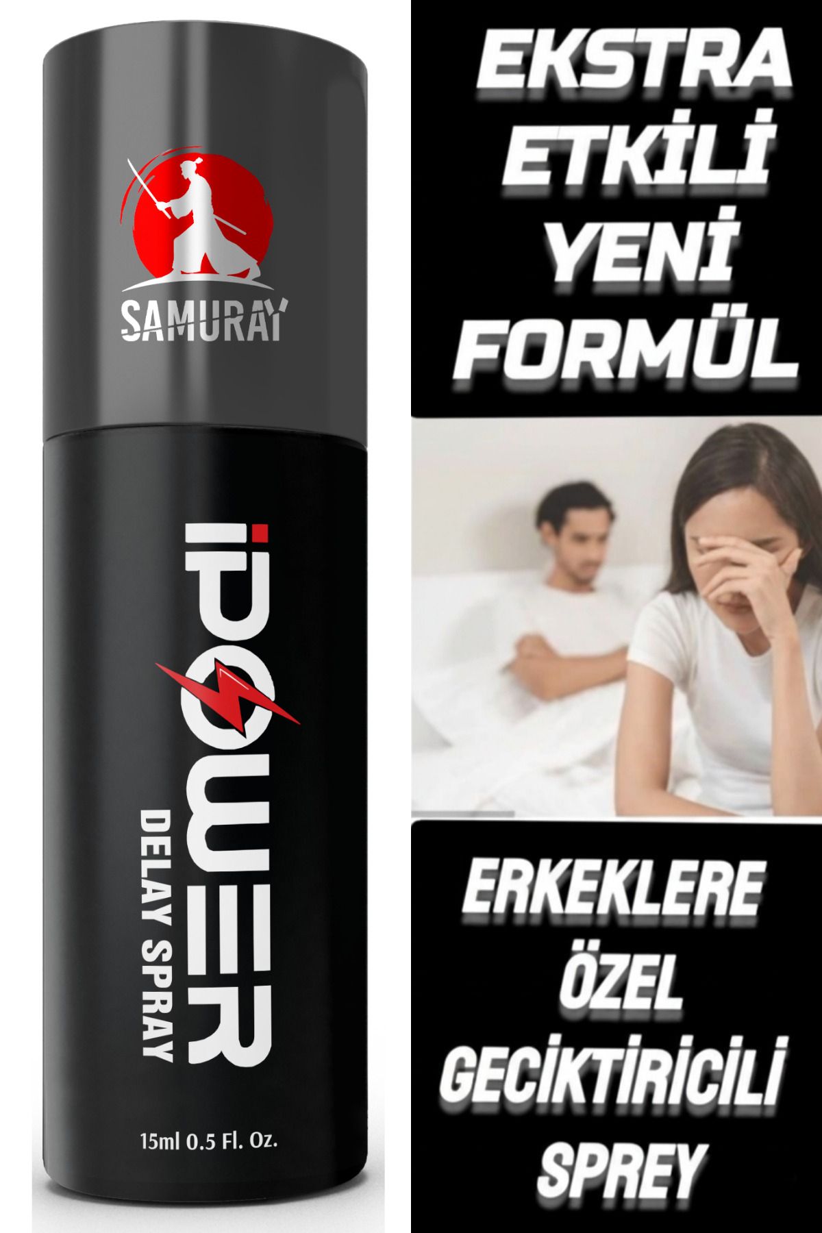 SAMURAY Avrupa'dan İthal İsviçre Onaylı Yeni Formülüyle Geciktiricili Sprey Seti - Görsel 2