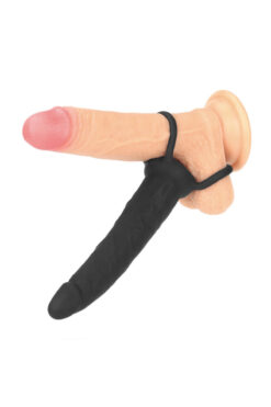 seseoyun Silikon Strap-On – Çift Halkalı, Gerçekçi Prob & Penis Yardımcısı