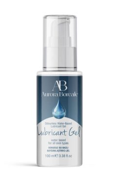 724HAZ Aurora Boreale Saf Su Bazlı Kayganlaştırıcı Jel – 100 ml, Renksiz & Hipoalerjenik
