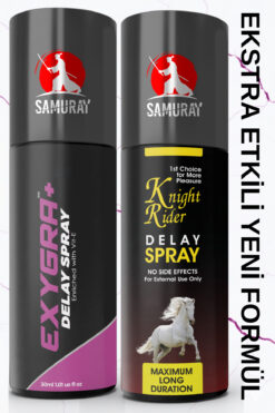 SAMURAY Avrupa'dan İthal Alman Panzeri Erkeklere Özel Ekstra Etkili Geciktiricili Özel Spey Seti