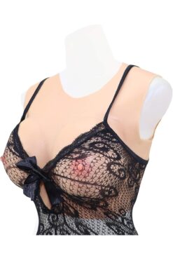 CD MARKETİNG yapay göğüs Askılı Süper Gerçekçi Giyilebilir Suni Silikon Göğüs c Cup Beden