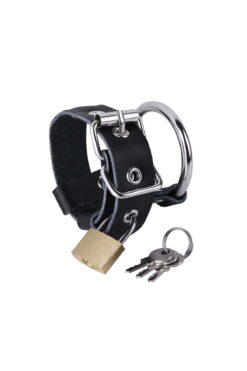 ShibariTürk Ayarlanabilir, Kilitlenebilir, Değiştirilebilir Halkalı Penis Halkası