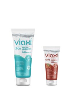 Viaxi Glide Lubricant Gel Naturel 50 ml + Çilek Aromalı Su Bazlı Kayganlaştırıcı Jel 100 ml