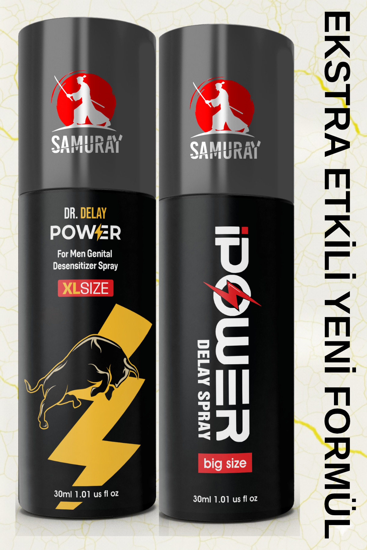 SAMURAY America'dan İthal Erkeklere Özel Ekstra Etkili Geciktiricili Spey Özel Set