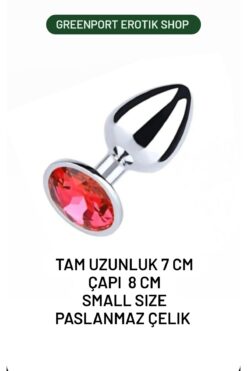 Greenport Anal Tıkaç Paslanmaz Metal Anal Oyuncak Small Sex Fantezi Erotik Shop.
