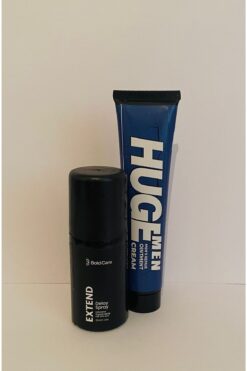 HUGE MAN Etkili 50ml Penis Krem ve 45ml Sprey Seti