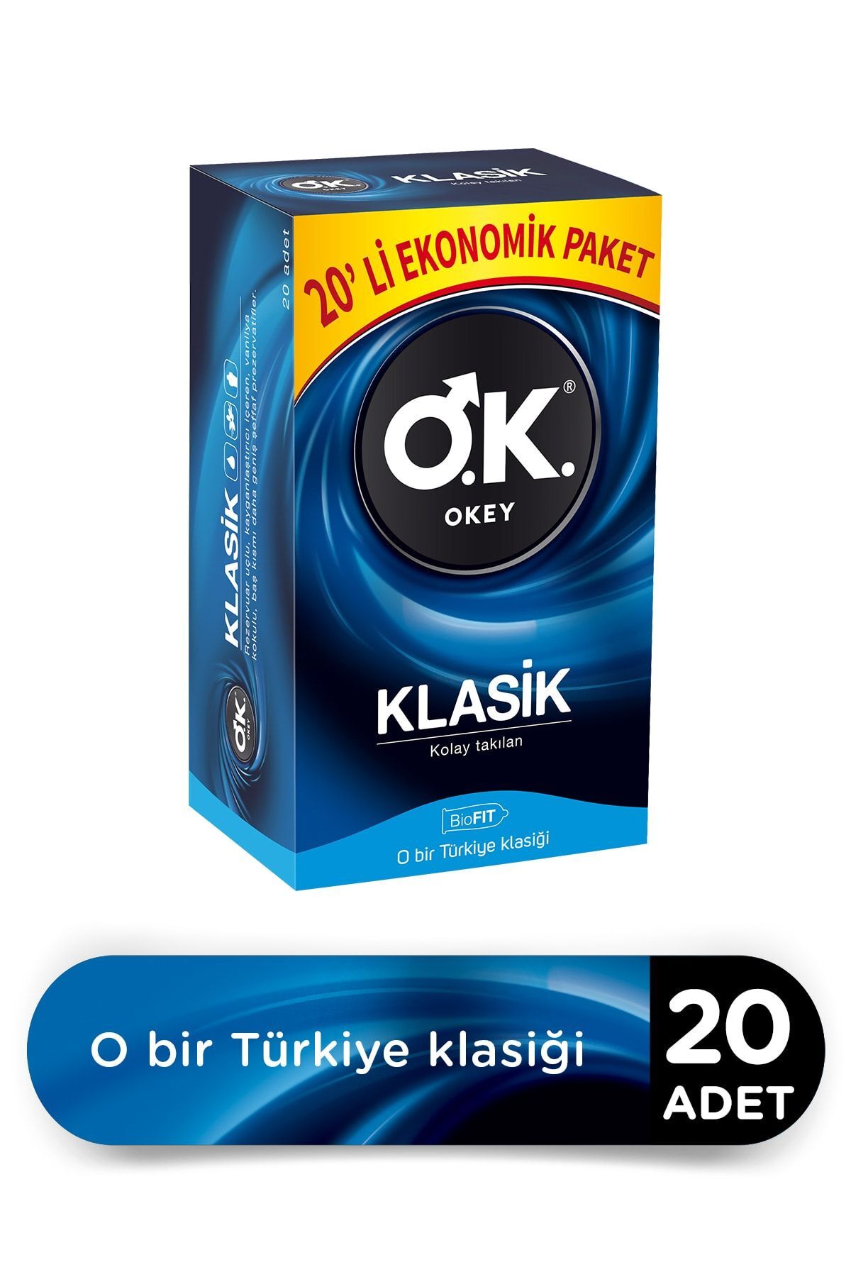 ASFSTORE Prezervatif Klasik 10'lu 2 Adet