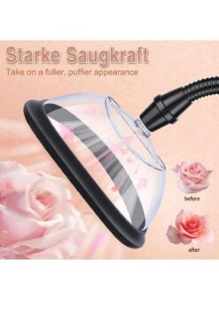 seseoyun Vajina Pompası – Vakum Etkili, Şeffaf Hazneli, Silikon Kenarlı