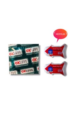 OXLOVE Uzayan Saatler Prezervatif + Erkeklere Özel Hediye 2 Adet