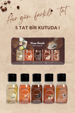 Fun N Joy Fun'n'joy Kahve Şurup Seti / Home Barista 5x100 ml