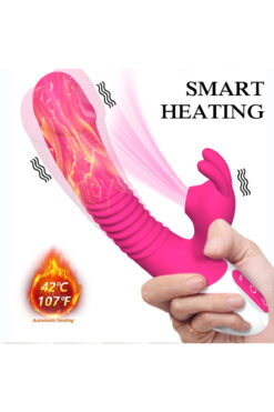 Lolita Shop Emiş Güçlü G Ve Klitoris Uyarıcılı Şarjlı Isıtmalı Soft Silikon Orgazm Teknolojik Rabbit Vibratör