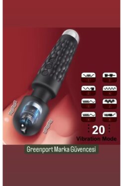 Greenport Toptan Vibratör Wand 20 Titreşim Modu Mastürbatör Usb Şarj Kilitoris Sex Oyuncak Dildo Erotik Shop