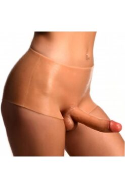 FantaziAtölyesi Giyilebilir Silikon Gerçekçi Dildo Pantolon Küçük Boy Dolu Strapon