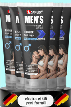 SAMURAY İsviçre Menşei Olan Büyütücülü+Geciktiricili Ekonomik Krem Seti