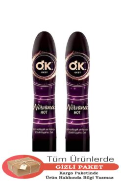 Okey Nirvana . Ve Isıtıcı Etkili Uyarıcı Jel - 100 ml X 2 Adet