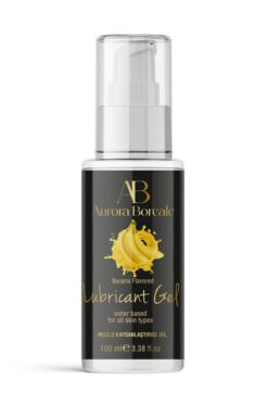 724HAZ Aurora Boreale Muz Aromalı Kayganlaştırıcı Jel – 100 ml, Su Bazlı & Renksiz Formül