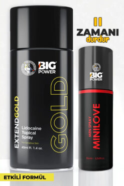 BİG POWER 45ml Geciktiricili Sprey ile 16ml Ürün Kombinasyonu