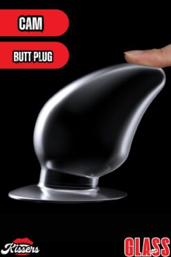 Kissers Lüks Kırılmaz Cam Genişletici Vajinal İçin Uygun Anal Plug Tıkaç 11.5 Cm