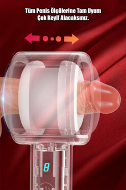 Do it Love Blowjob İleri Geri Hareketli Masturbatör - 8 Hız Modu - Tek Elle Kullanım