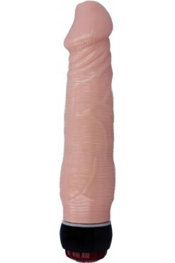 Lolita Shop 21 Cm Kalın Gerçekçi Et Dokusunda Ayarlanabilir Güçlü Titreşimli Penis Anal Vajina Realistik Dildo