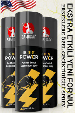 SAMURAY ALMANYA'DAN İTHAL 3'LÜ GECİKTİRİCİLİ SPREY