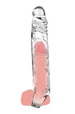 ARTHUR FLECK 7 Cm Dolgulu Penis Kılıfı Şeffaf Görünümlü Her Penise Uygun Kaliteli Uzatmalı Penis Kılıfı