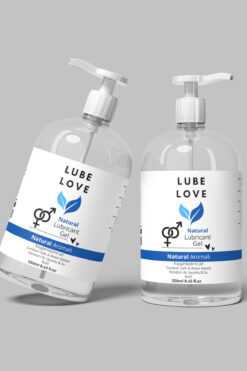 Lube Love Sade Kokusuz Extra Yoğun Uzun Süre Kayganlık Anal Vajinal Rahatlatıcı Kayganlaştırıcı Jel 2'li Set