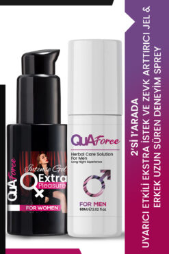 QUAforce Uzun Deneyim Sprey Erkek Ve Kadın Uyarıcı Jel