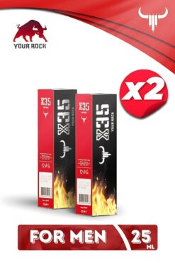 X35 YOUR ROCK Erkek Uzun Deneyim Masaj Sprey - Long Time Massage Sprey Formen 25 ml X 2 Adet