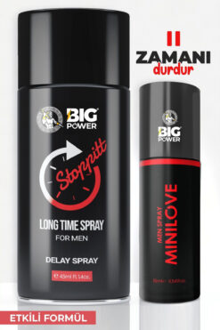 BİG POWER Geciktirmeye Yardımcı 45ml Ürün ve 16ml Kombinasyonu