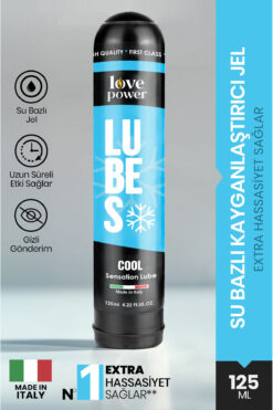 Love Power Cool Serinlik Etkili Su Bazlı Kayganlaştırıcı Jel – 125 ml Özel Ambalaj Ekstra His