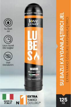 Love Power Isıtıcı Etkili Su Bazlı Kayganlaştırıcı Jel – 125 ml Özel Ambalaj Ekstra İstek