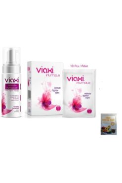 Viaxi Intimate Femiwash Intim Temizleme Köpüğü 100 ml + Hijyen Mendili 10´lu Paket