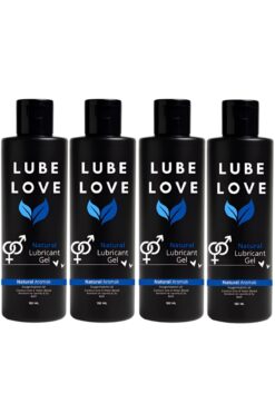 Lube Love Natural Su Bazlı Kaliteli Kayganlaştırıcı Jel 150 Ml. 4'lü Ekonomik Set