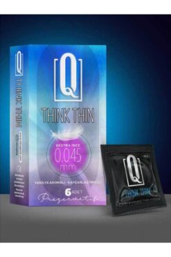 Cupidon Cupide Q Think Thin 6'Li Ekstra İnce Prezervatif