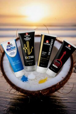 SAMURAY Ekstra Etkili Üstün Özellikli Penis Büyütücülü Geciktiricili 4'lü Karma Özel Set