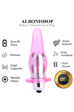 Albonishop Erotik Shopta En Çok Satılan Titreşimli Pil Ile Çalışan Titreşimli Anal Plug