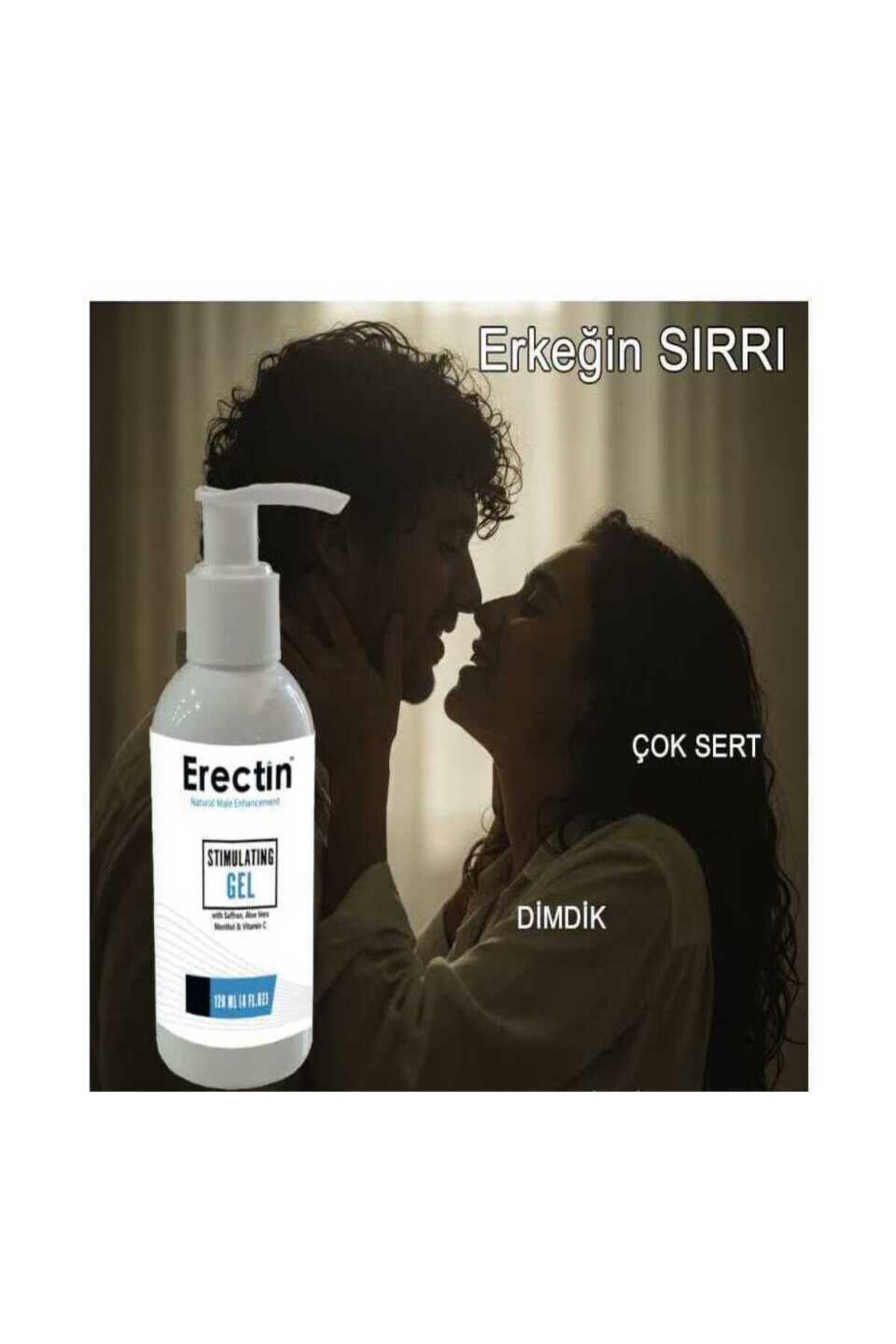 CİTY ZONE Erectin Natural Male Enhancement Gel / Erkeklere Özel Geliştirici Jel 120 ML X 3 Adet - Görsel 2