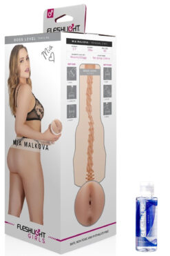 Fleshlight Mia Malkova Boss Level Anal Mastürbatör +30ml fleshlube jel