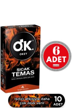 Okey Prezervatif Sıcak Temas 10'lu 6 Adet